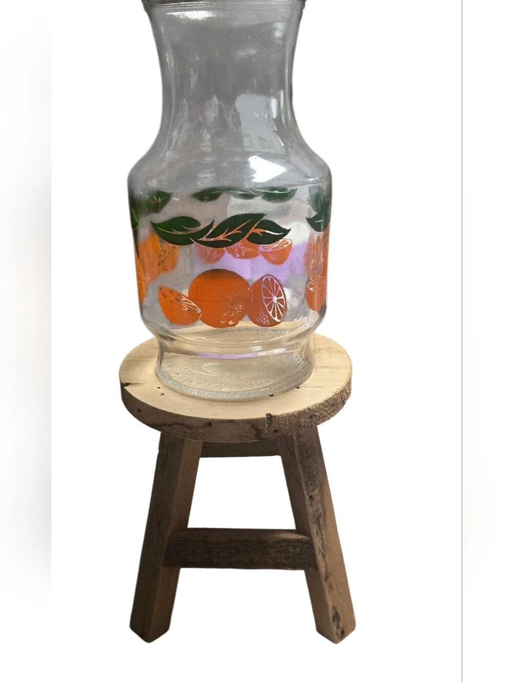 Vintage Anchor Hocking Orange Juice Carafe